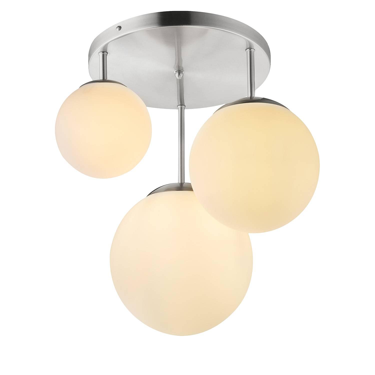 Ceiling light Joel 3-light frosted glass iron 0