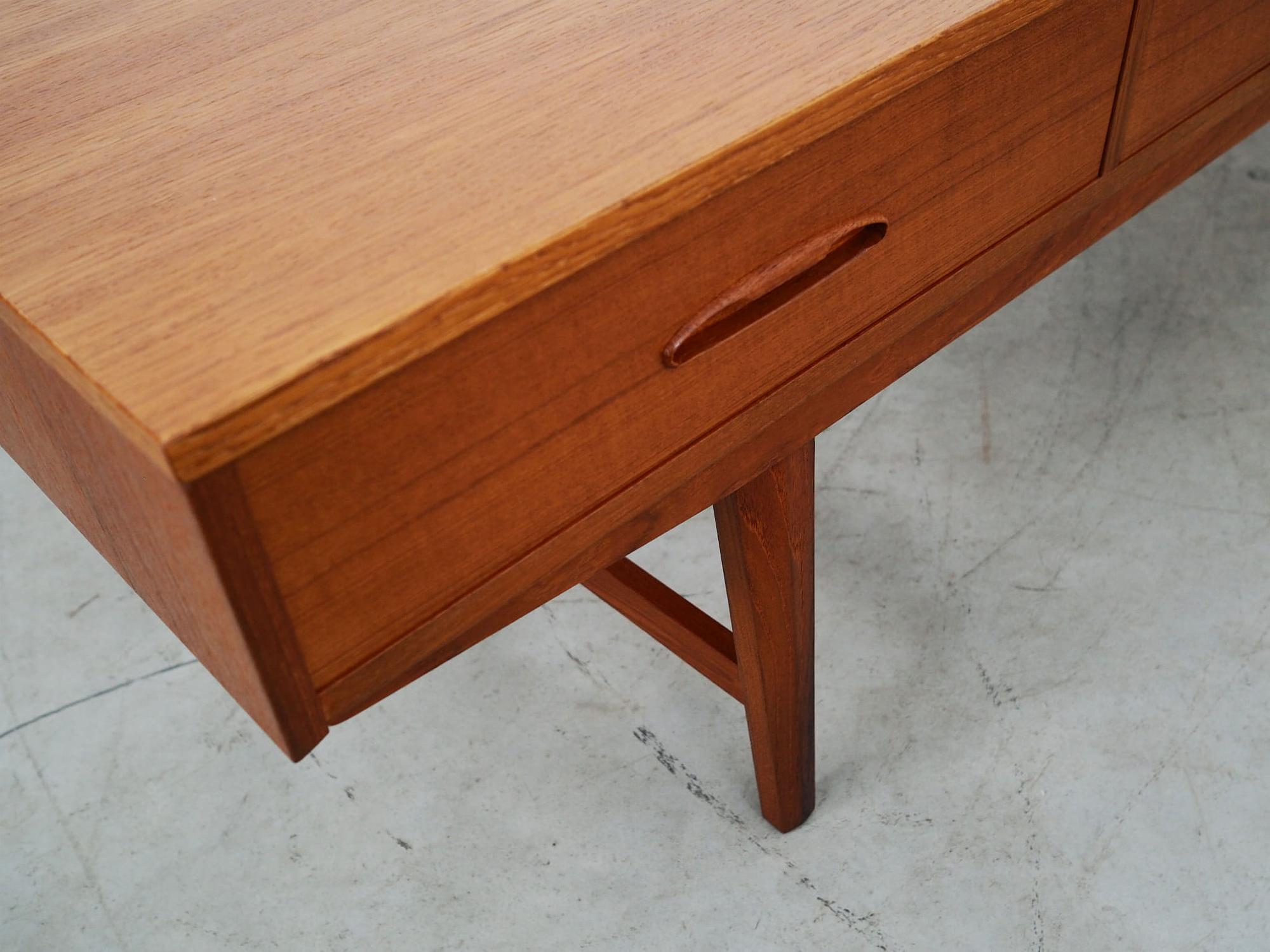Lowboard Teak wood 1960s 7
