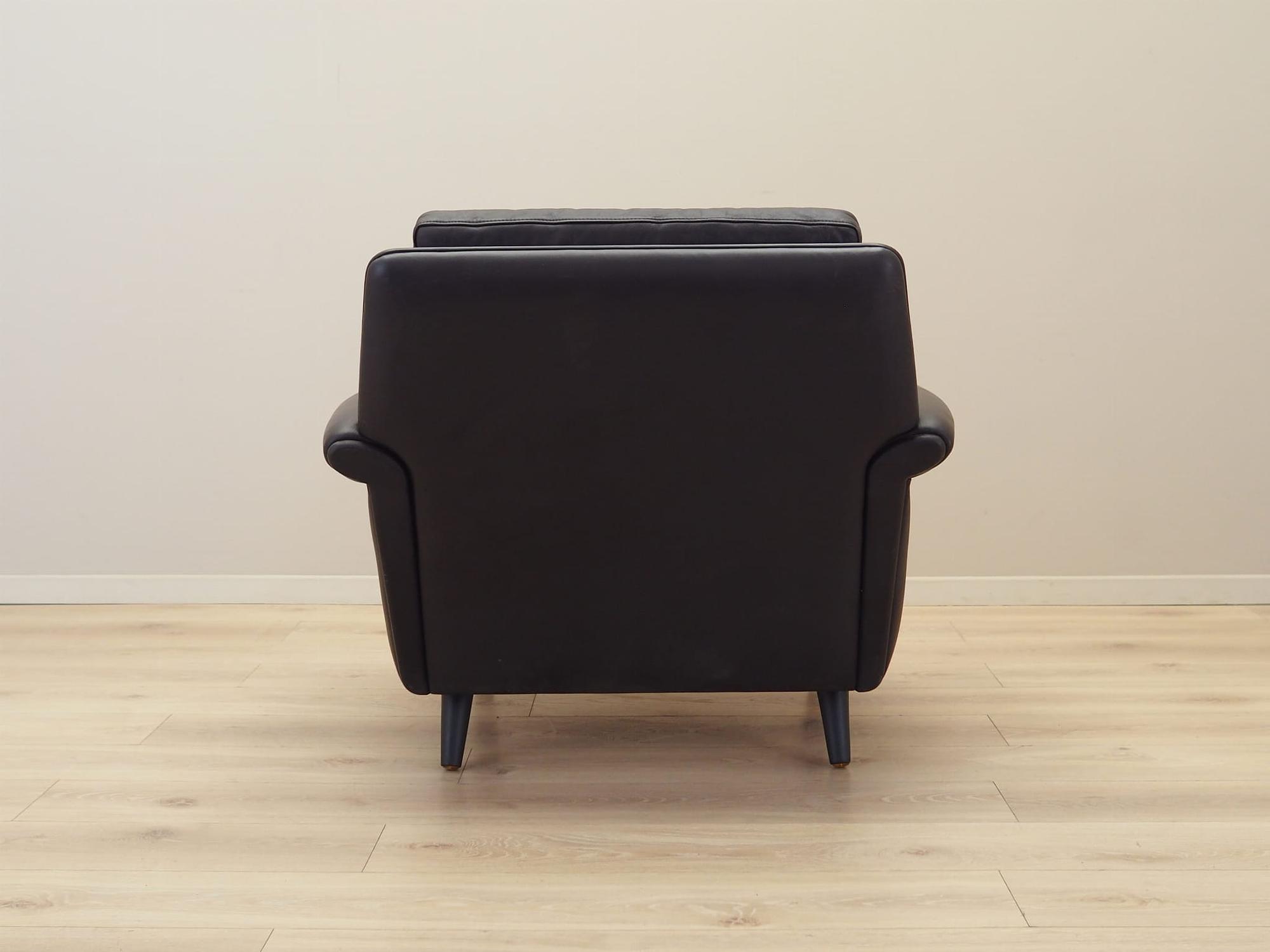 Armchair Leather Brown 1960s 7