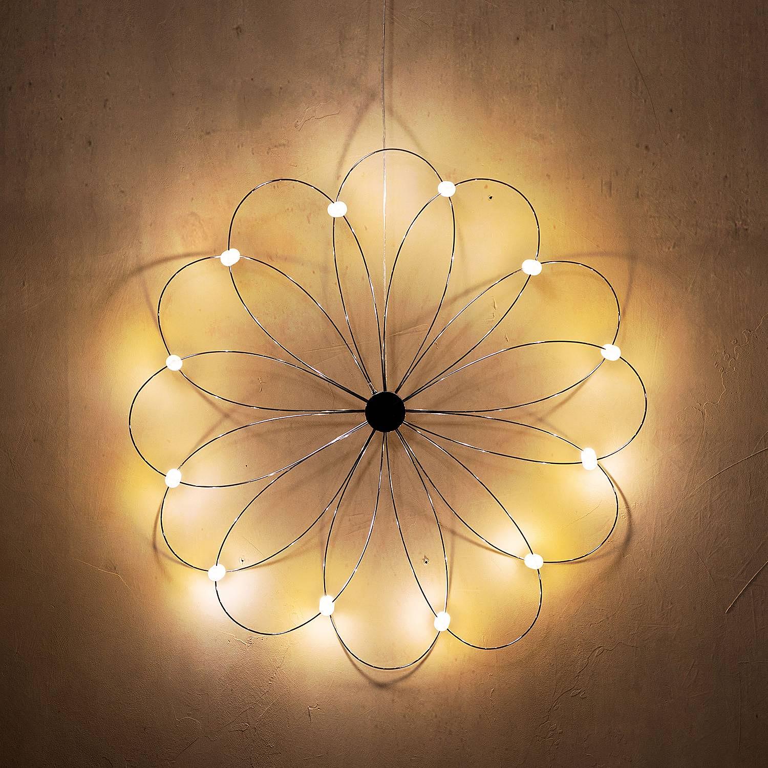 Winter Star Combi-Decoration Metal LED Silver 1