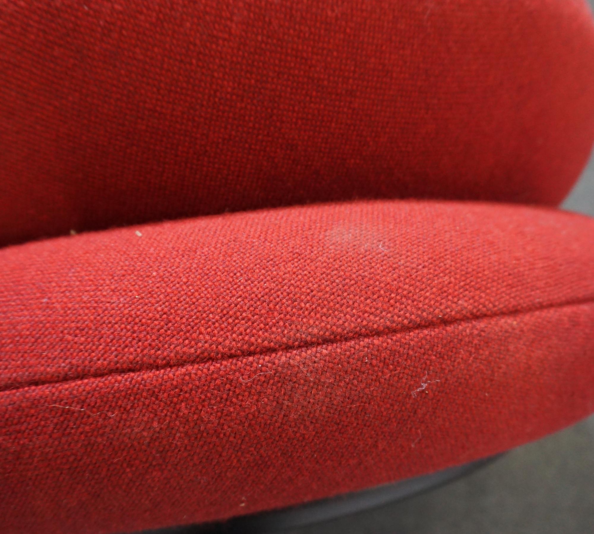 Easy Chair Loungesessel Verner Panton Drehbar Rot 5