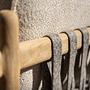 NOA Sofa 2-Sitzer Teakholz Artischocke Kissen Brulé 4