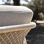 NERO Sofa 3-Sitzer Teakholz Schwarz Sand Kissen O_Corsica 3