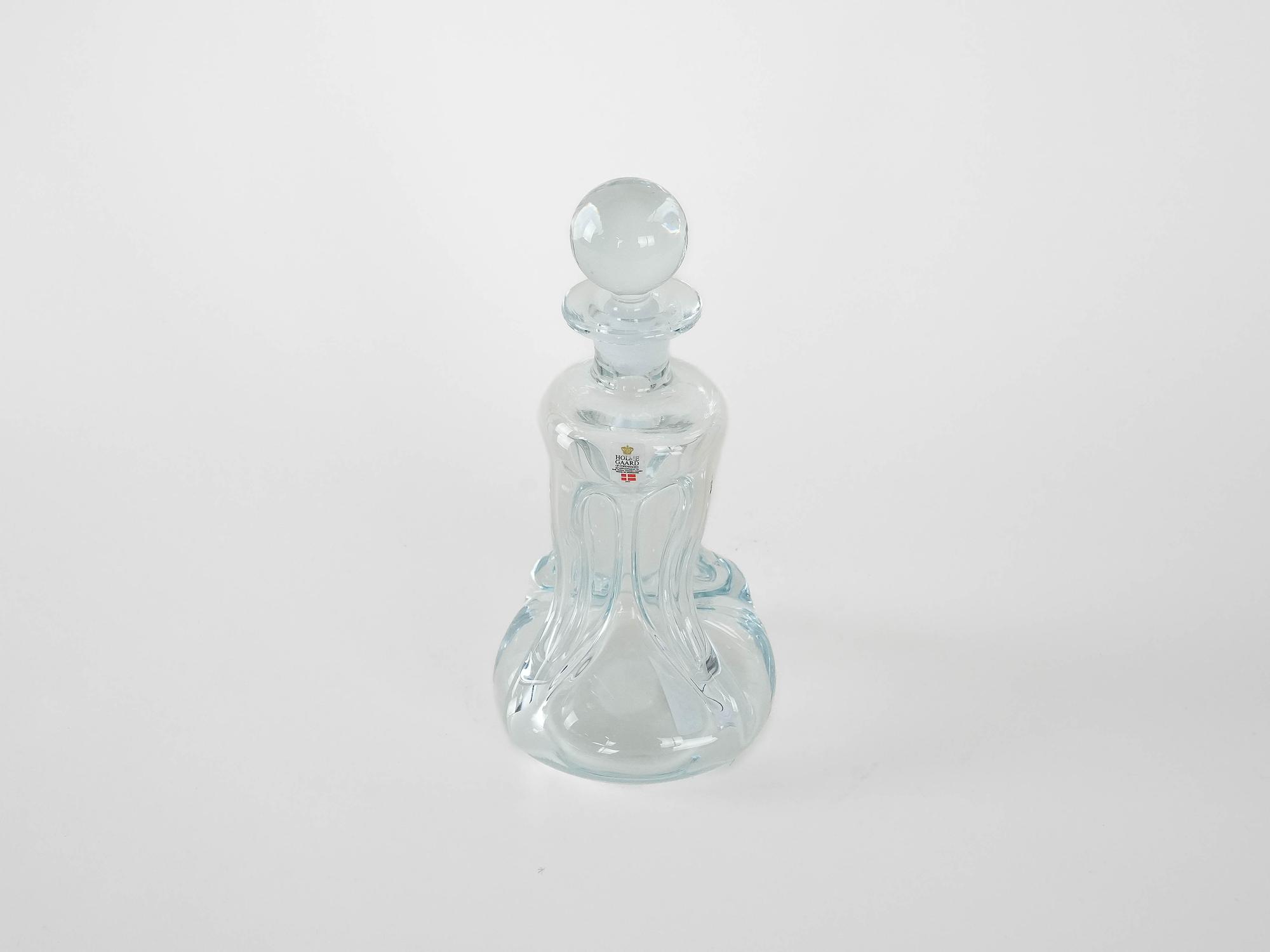 Kluk Glaskaraffe Transparent 1970er Jahre 5