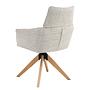 Armlehnenstuhl TUBEI 2er Set Beige 4