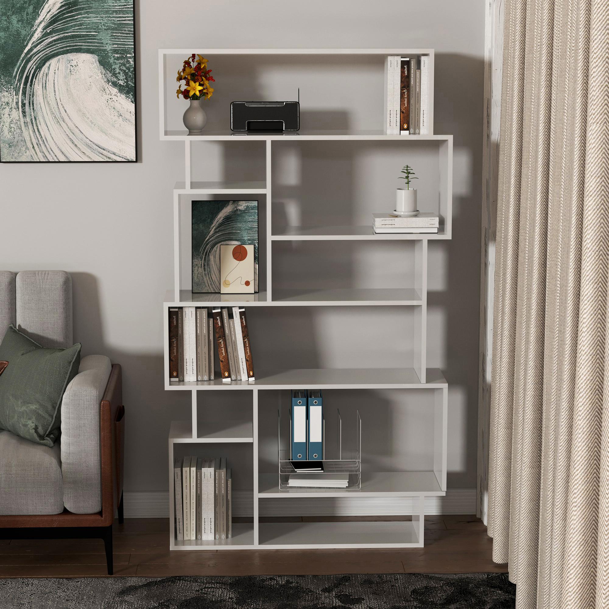 KALAG Freestanding Shelf / Room Divider White 2