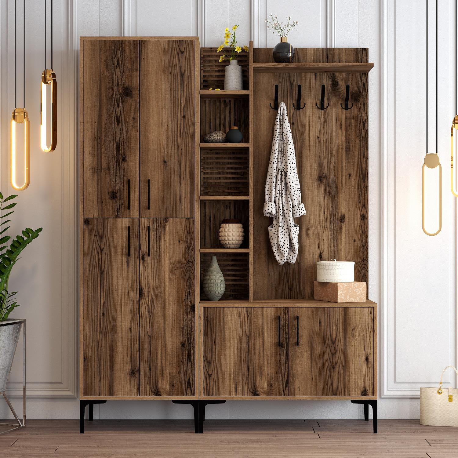 Extend Wardrobe Walnut Brown 150cm x 200cm 1