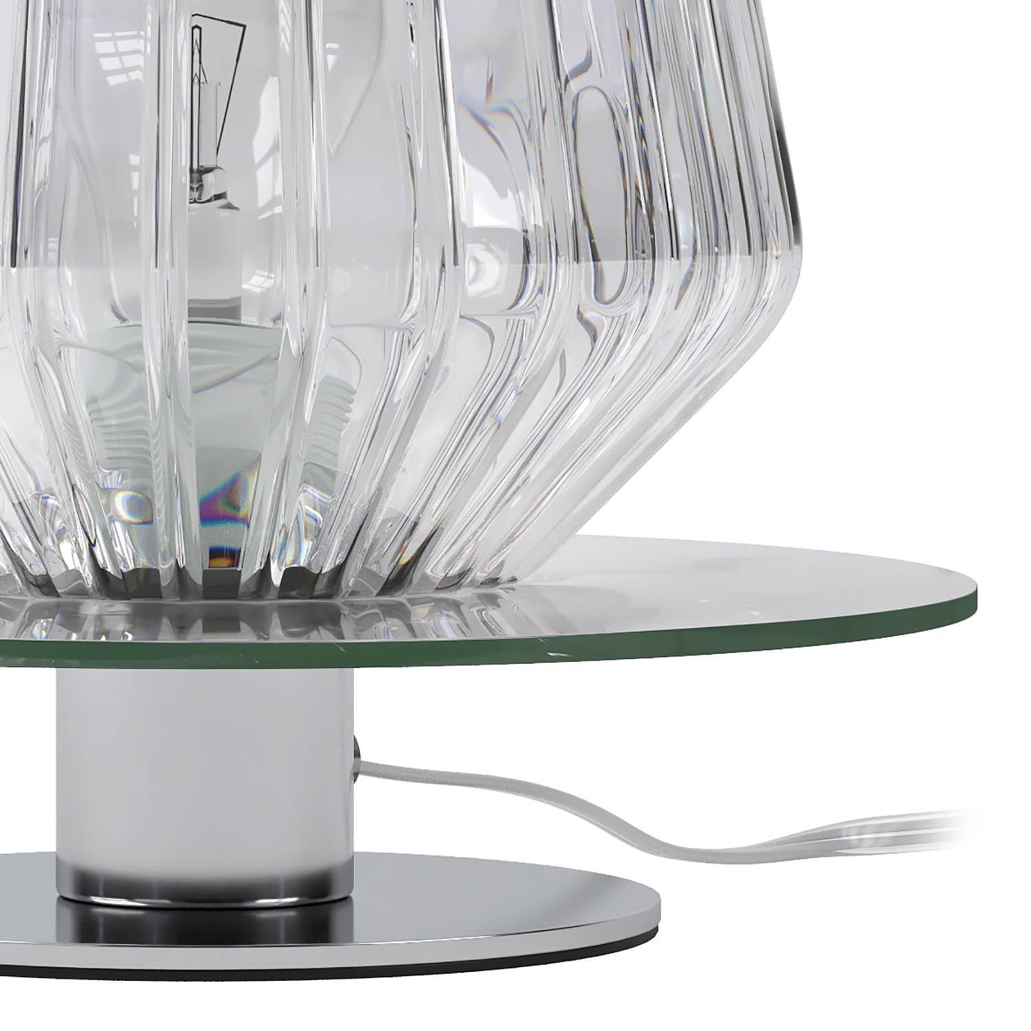 Turku Tischleuchte Glas Eisen 1-flammig 3