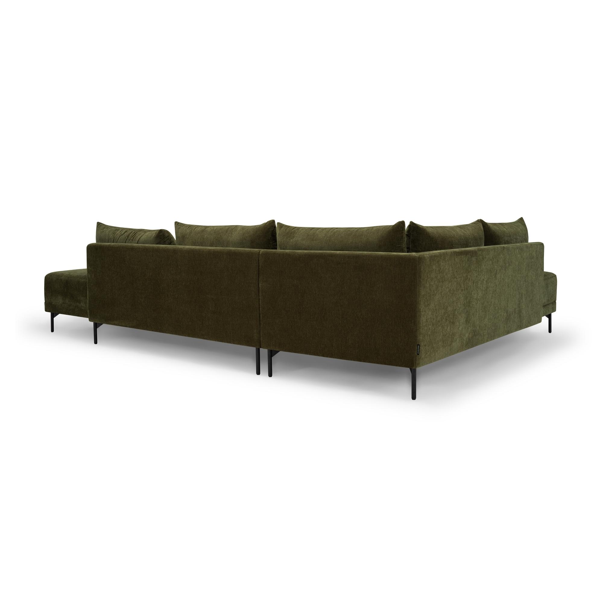 Vivica Sofa Recamiere Right Moss Olive 6