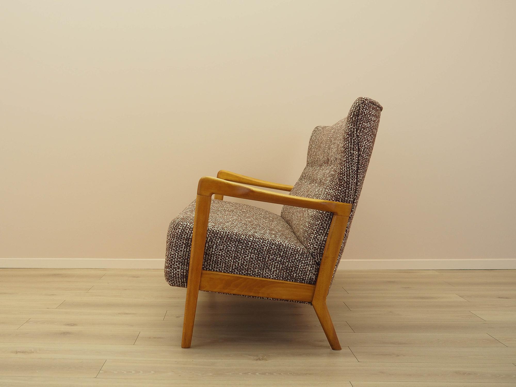 Buche-Sofa 1960er Jahre 3
