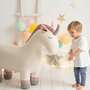 Unicorn Maxi Plush Toy Cotton Wood White 5