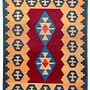 Kilim Gashgai Teppich Mehrfarbig 0