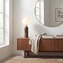 Table Lamp Onara Opal Glass / Marble 1-Light Brown 3