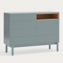 Corvo Kommode Holz Grau 0