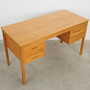 Schreibtisch Holz Braun 1970er Jahre 5