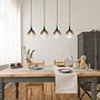 Olsen Pendant Light Type B 4-Light Smoked Glass Black 2