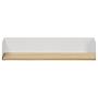 Beikou Wall Shelf Type A Real Wood Veneer Fir White 60x12cm 4