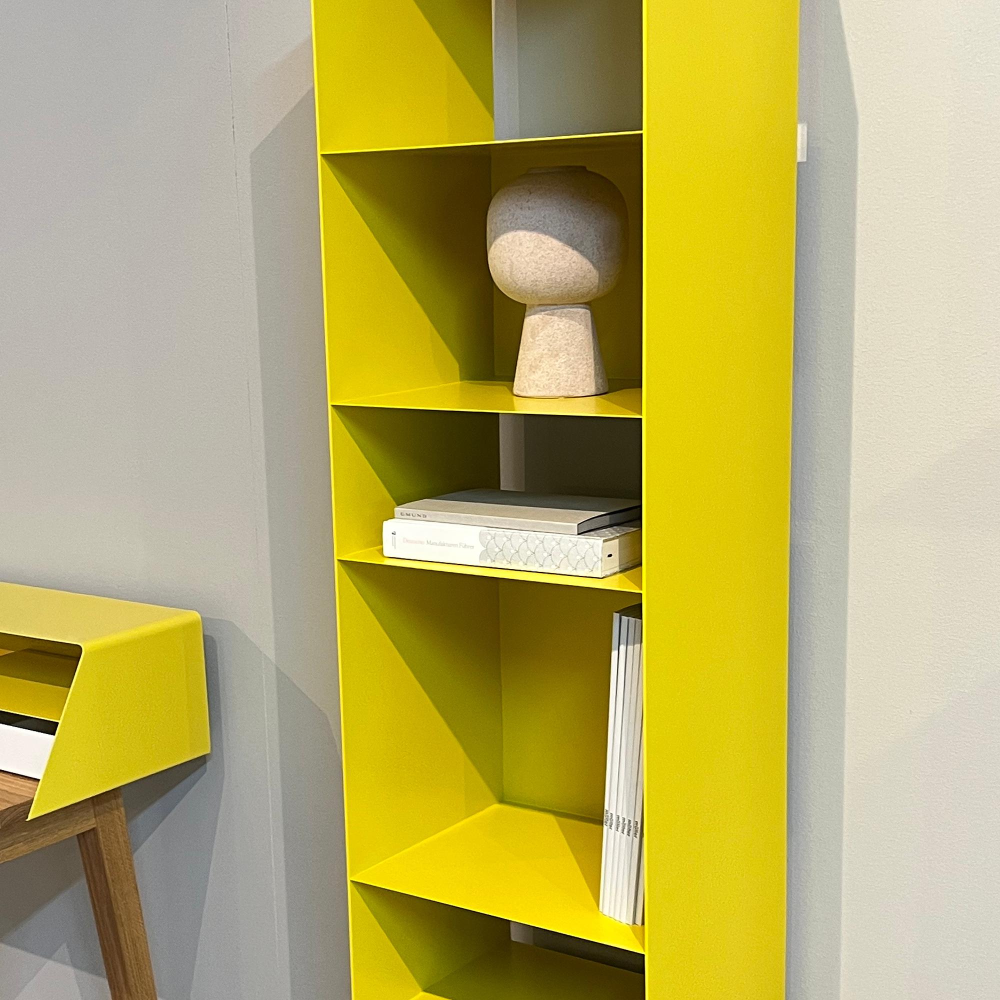 Unit U1-1 Shelving Unit Steel Lemon Yellow 2