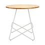 District Chrom Metall und Elm Holz Tisch
 5
