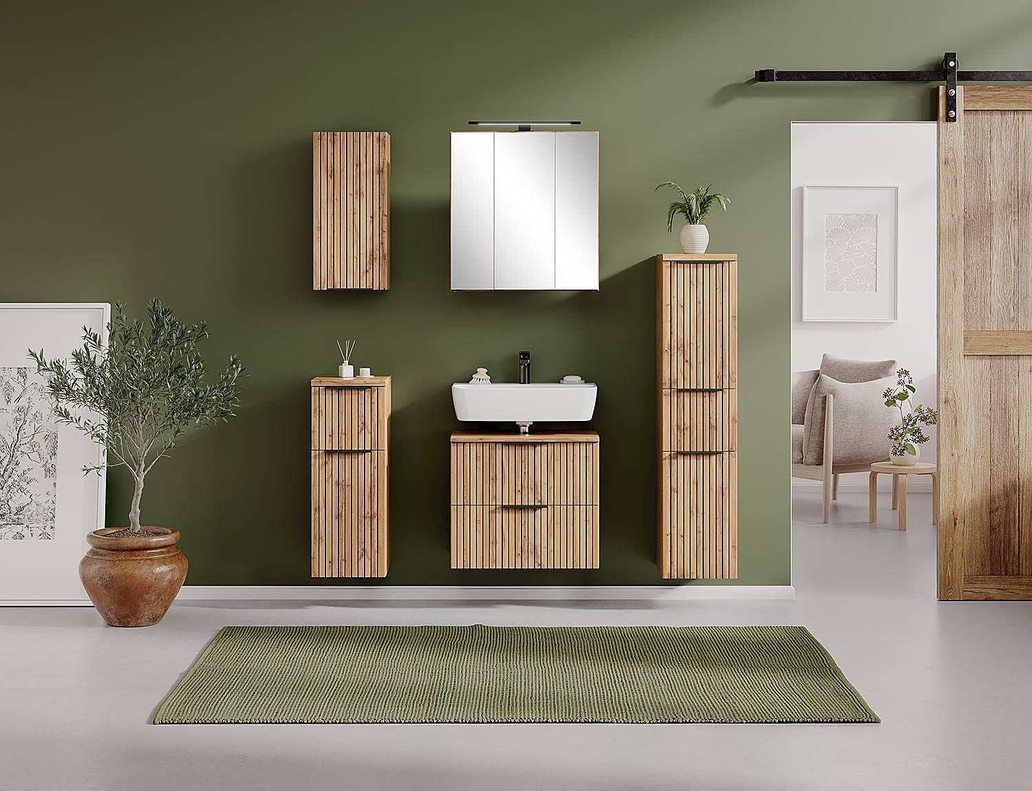 Base cabinet BALA Wotan Oak Decor Black 3