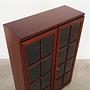 Mahogany display cabinet 1970s 3