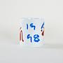 Collectible mug porcelain multicolored 3