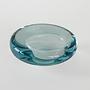 Glass bowl Blue 1960s 4