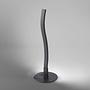 1-Flammig Wave LED-Tischleuchte Acrylglas Eisen   3