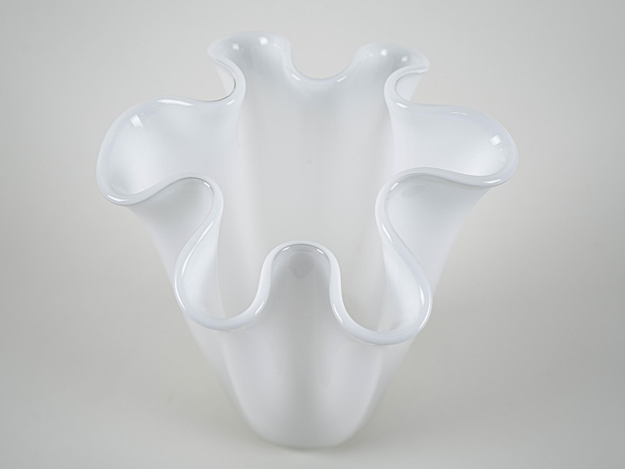 Glass vase 1970s 5