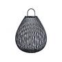 Plet Solar-Lampe Rattan Schwarz Ø 36cm 0