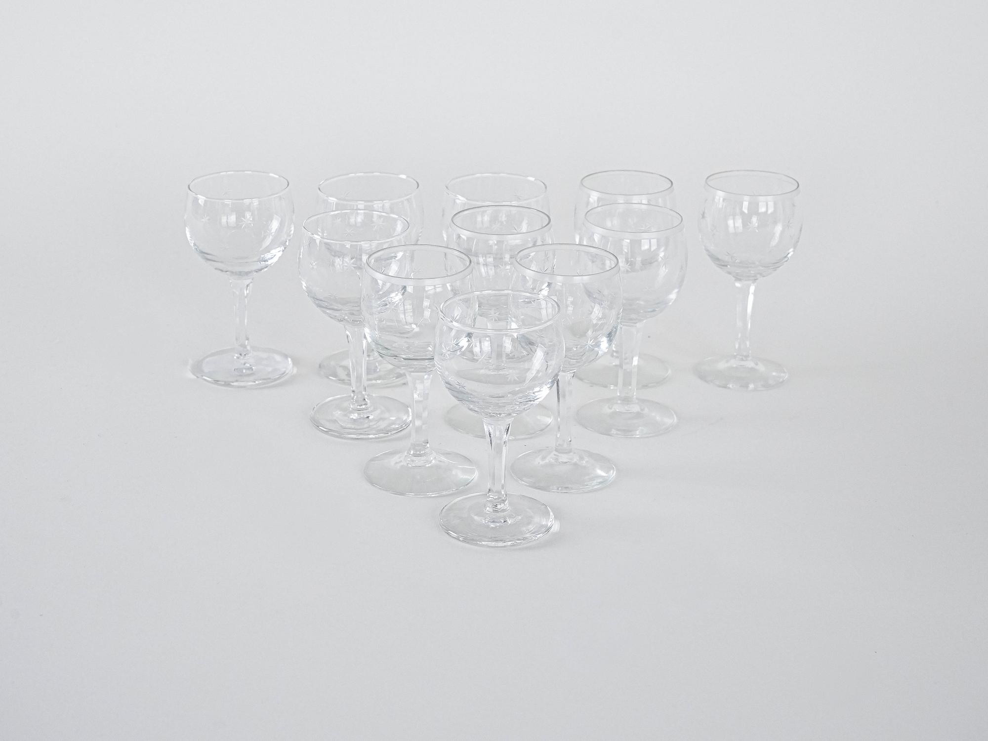 11x Weingläser Transparent 3
