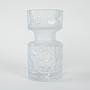 Glass vase Transparent 1960s 1