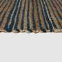 Jute-Chenille-Teppich Equinox Handgewebt Navy 160x230 3