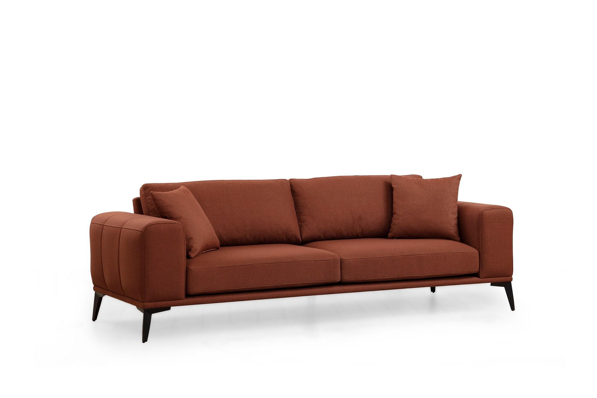 Kenzo 3-seater sofa red 2