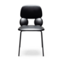Nube S Chair Plastic Metal Black 1