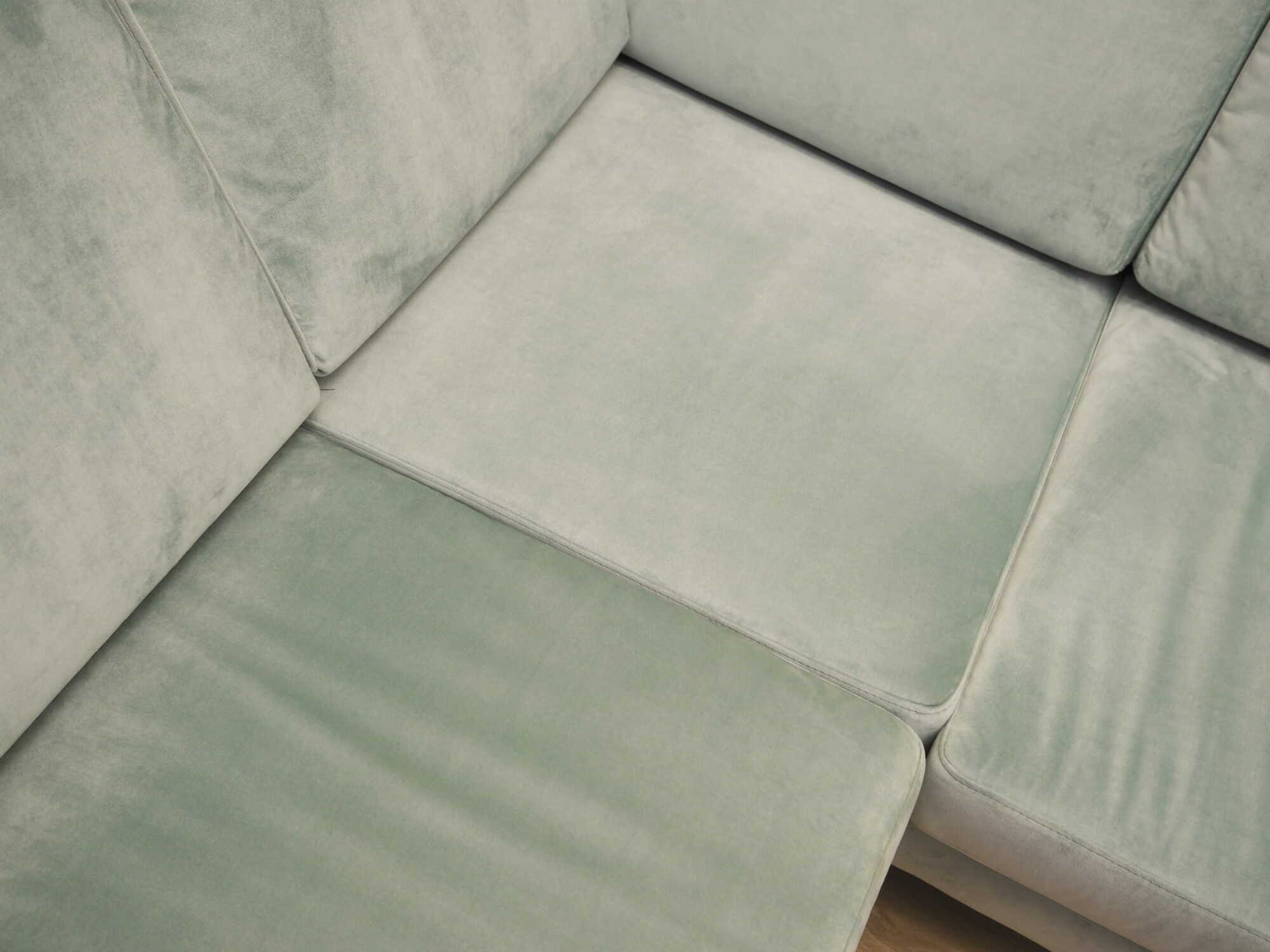 Ecksofa Textil Blau 1990er Jahre 8