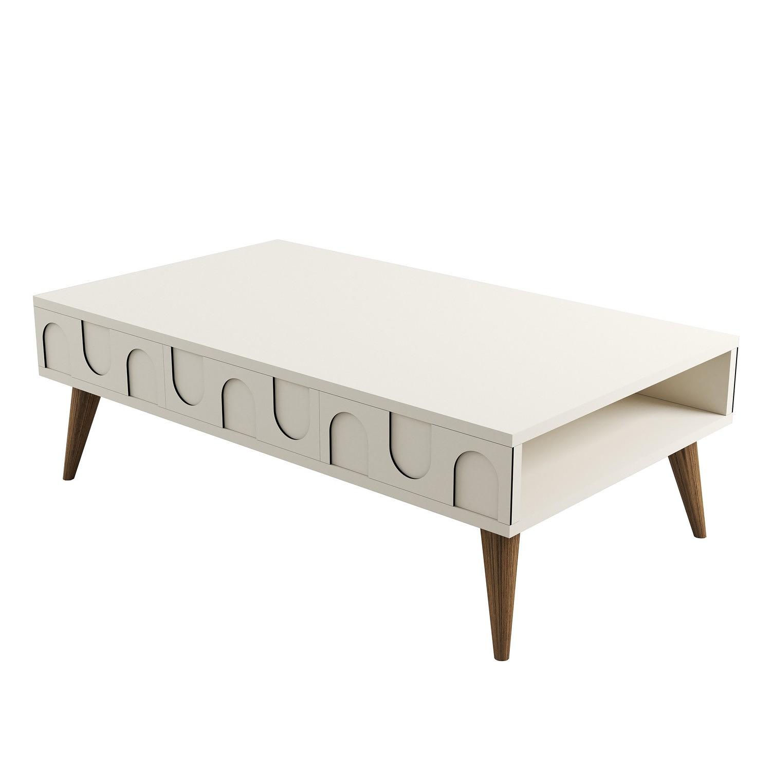 Lyon 34 Coffee table Wood veneer Cream 3