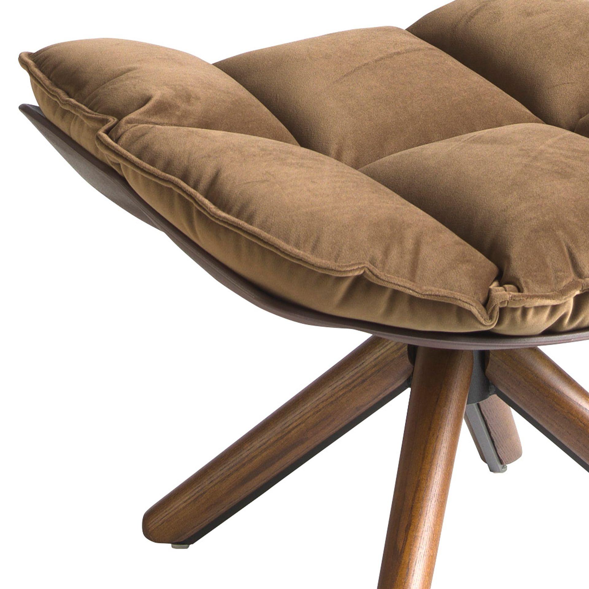 Ottoman Velvet Brown 4