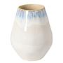 Vase Brisa Typ B Keramik Weiß Blau 0