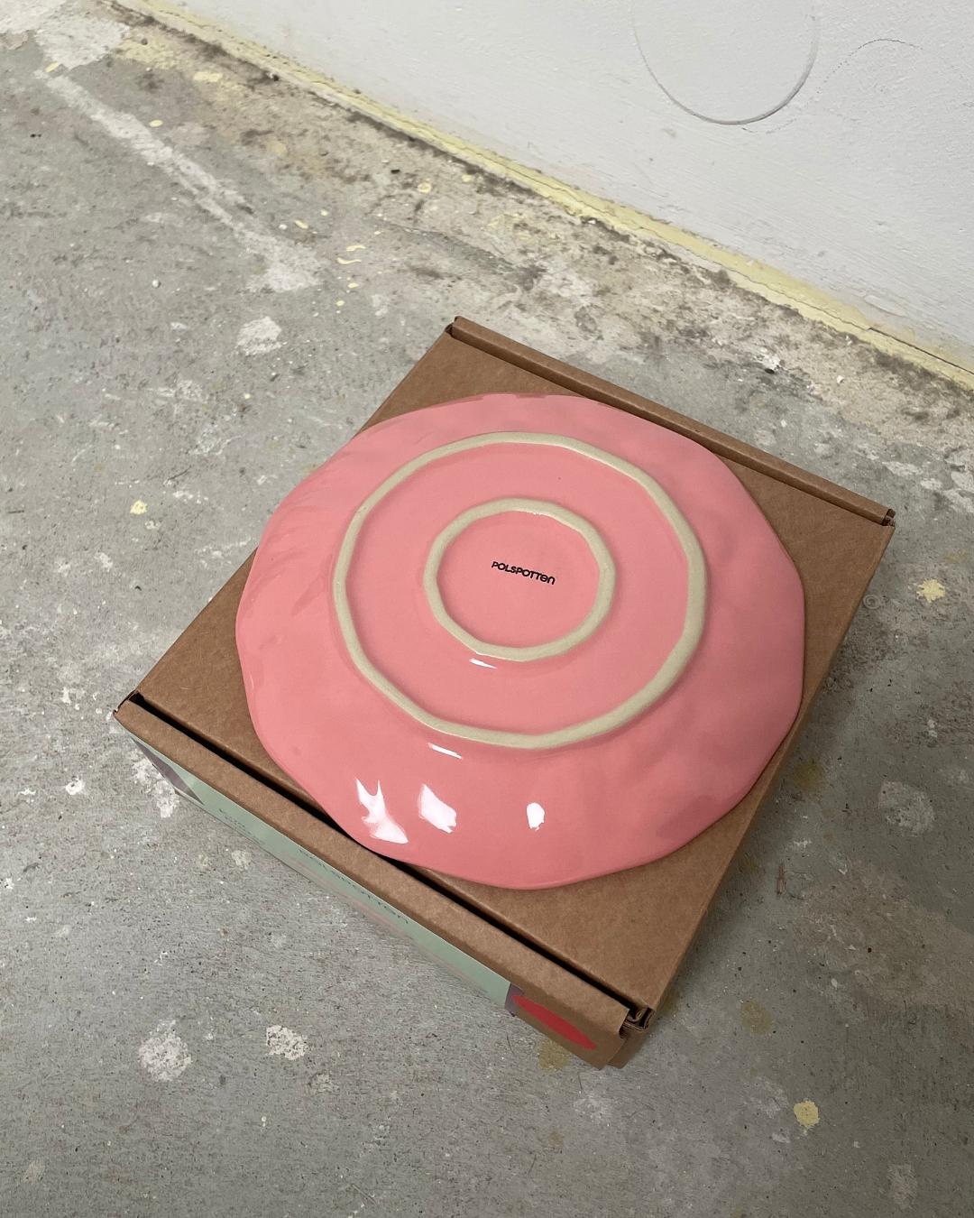 4x Koa Teller-Set Keramik Rosa 3