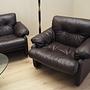 Coronado Wohnzimmer-Set Leder 1960er Jahre 4