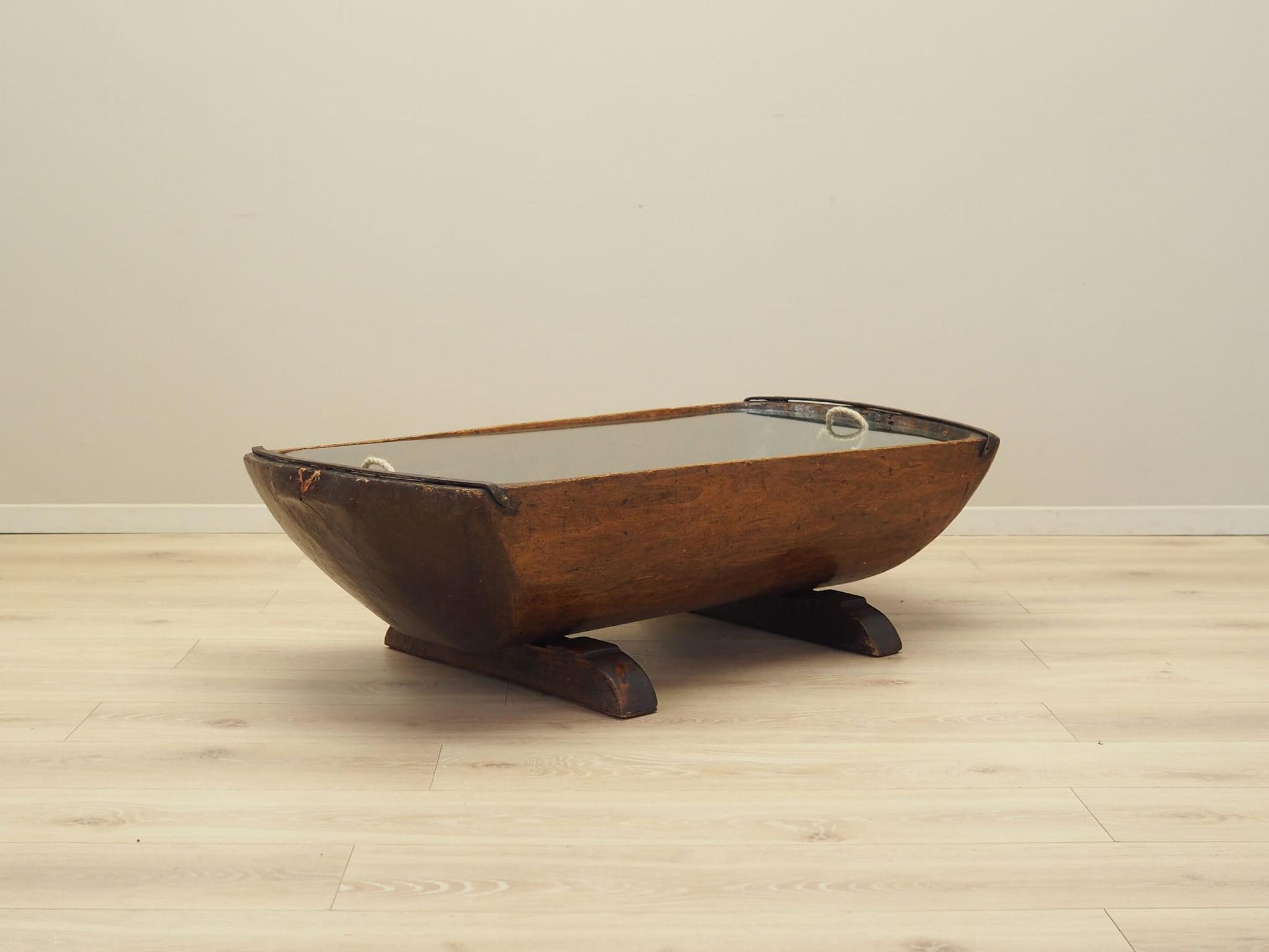 Coffee table Pine wood 1960s 2