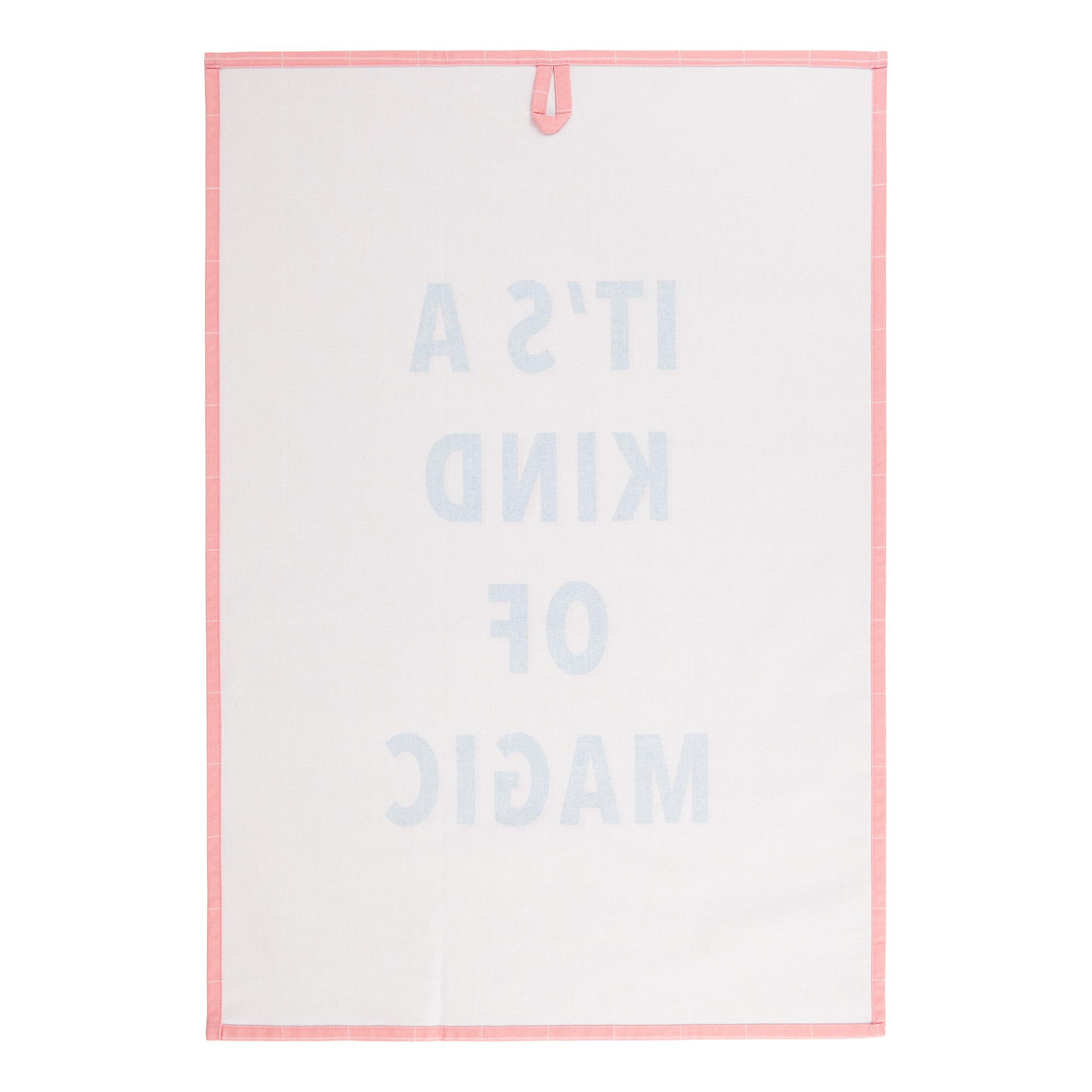 Kitchen Tales Kitchen Towel Saying Cotton Blue 1