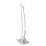 Surf LED-Tischleuchte Milchglas Edelstahl 1-flammig 0
