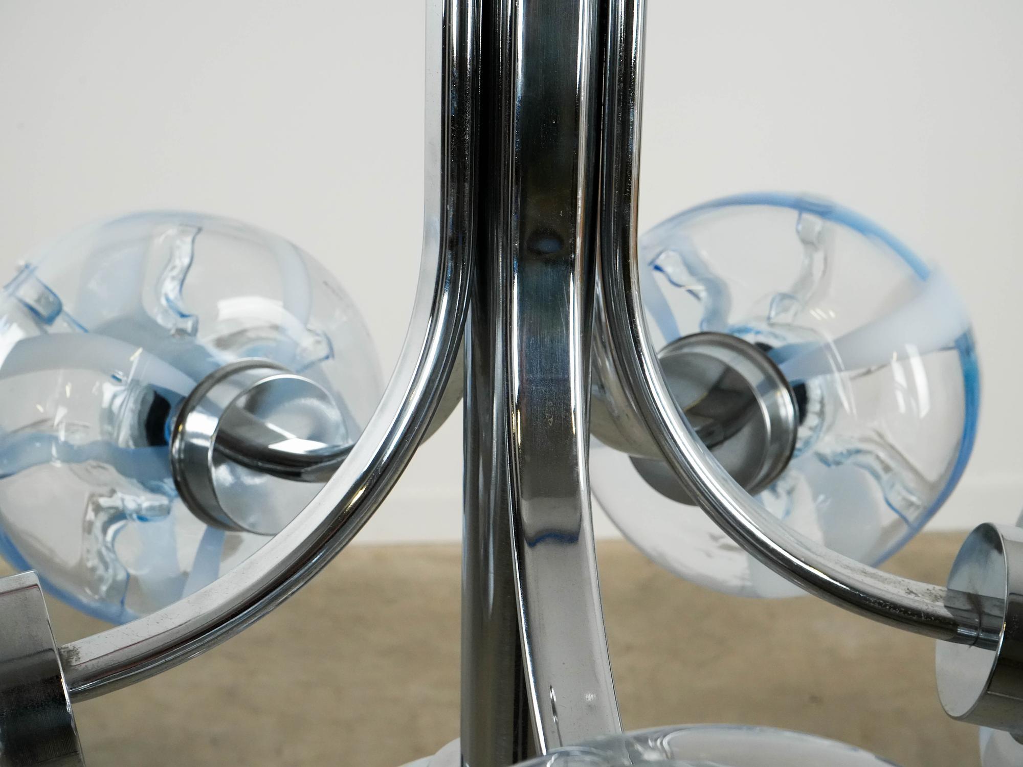 Chandelier Murano glass 1970s 12