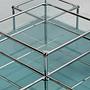 Modularer Couchtisch Chromstahl 2