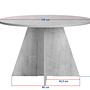 Virella Dining table Atlantic pine Ø120 cm 7