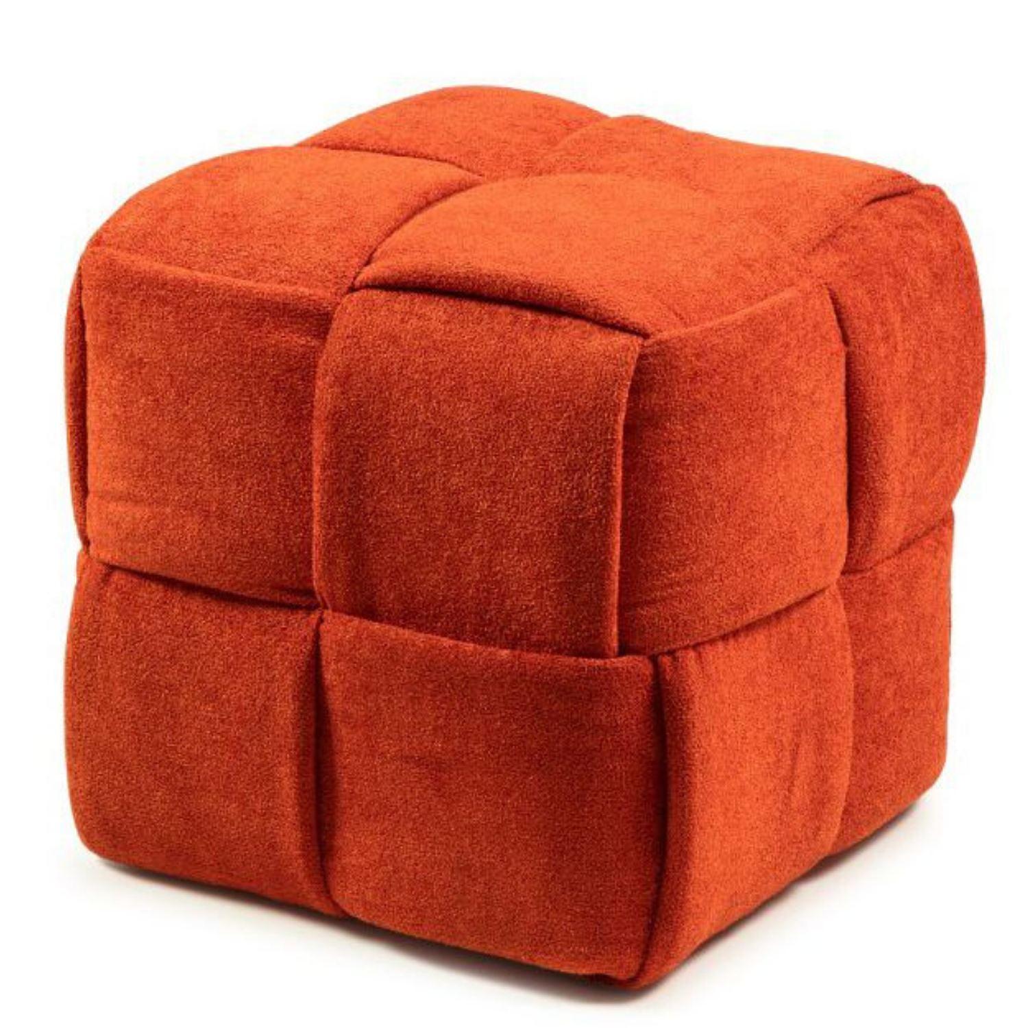 Knitting Stool Orange 2