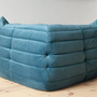 Togo Lounge Set 3-pc. Velvet Sea Blue 7
