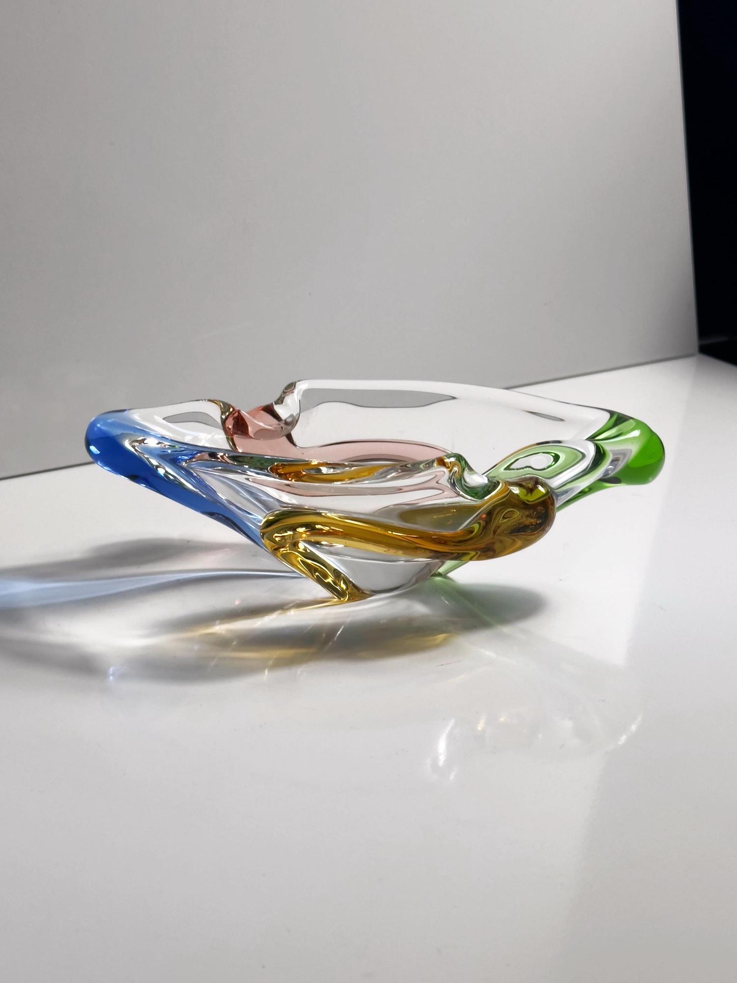 Vintage Schale Glas 1950er Jahre 3